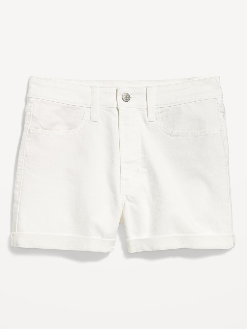 NWT Old Navy High-Waisted Wow Jean Shorts -- 3" inseam in Calla Lily White, 20